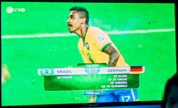 7 zu 1 Niederlage Brasilien