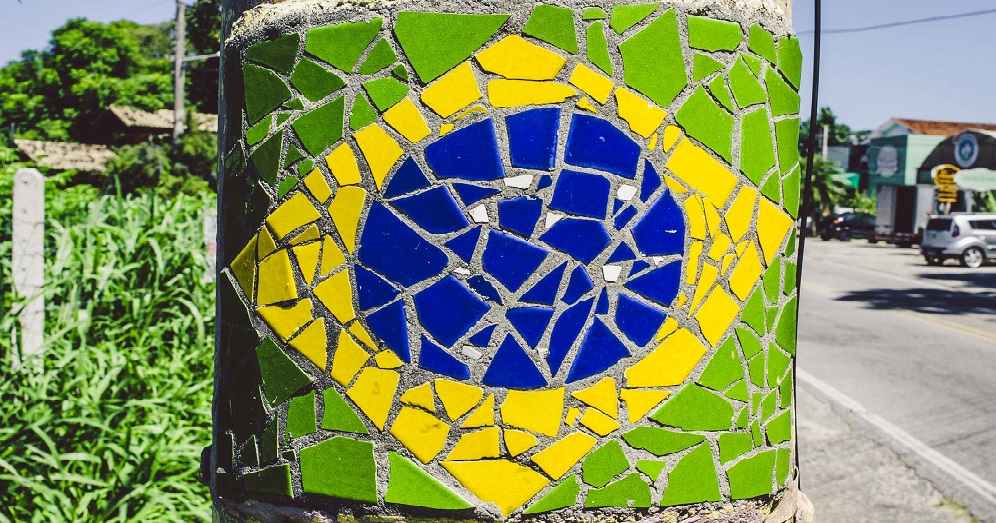 Brasilien Flagge Farben Land Schwarz Grün Einstellbarer Hut Brasil Brasilianisch 