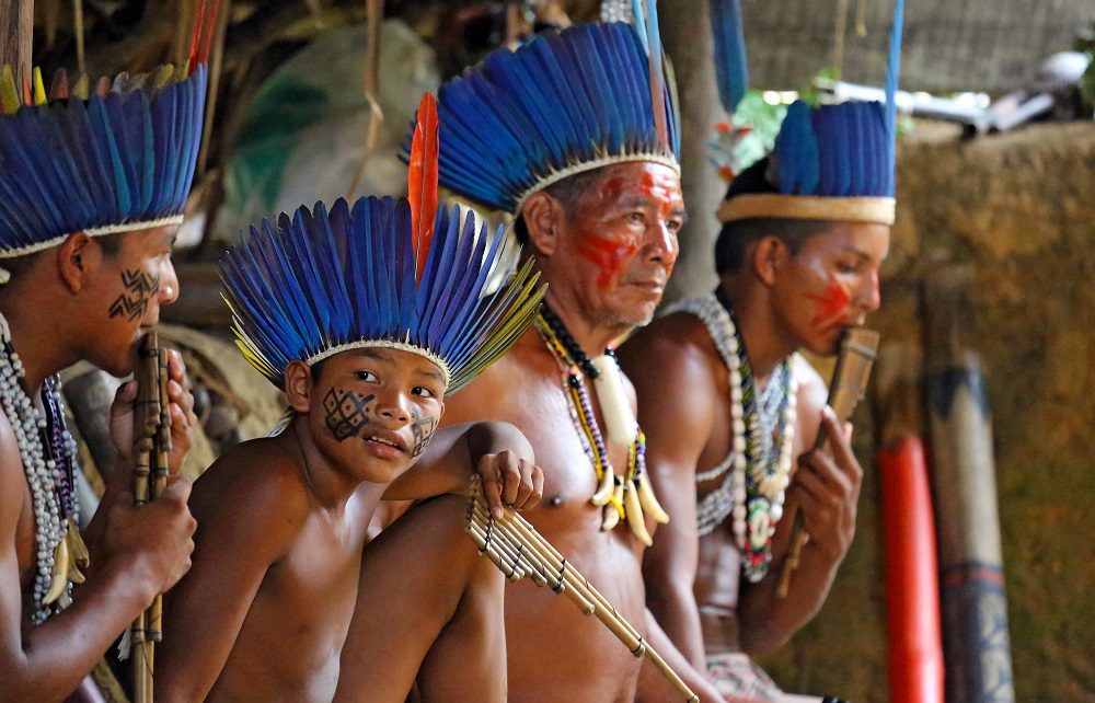 Indigenas und Religion in Brasilien