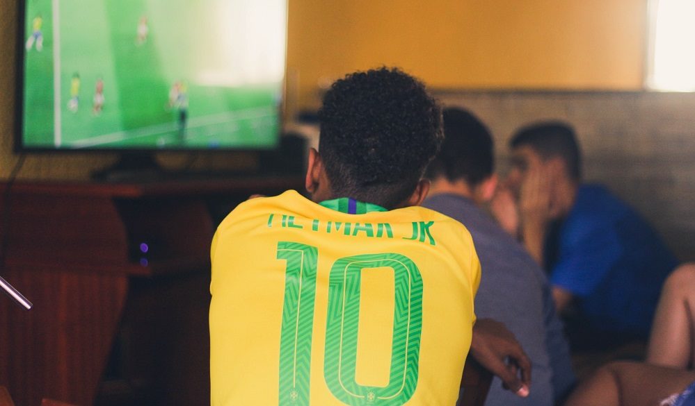 WM 2014 Brasilien mit Neymar-Fan